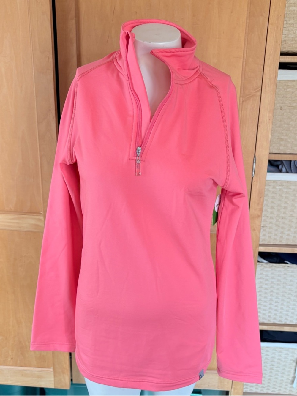 NWT Bula Women’s Coral Quarter-Zip Active Top